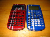 Ultimate Calculators 1 and 2 compared (front/bottom)