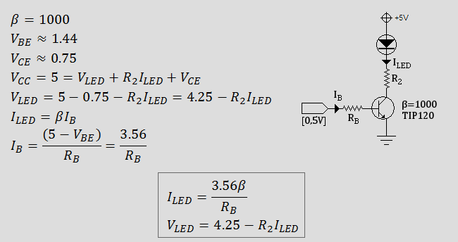 First part of LED math