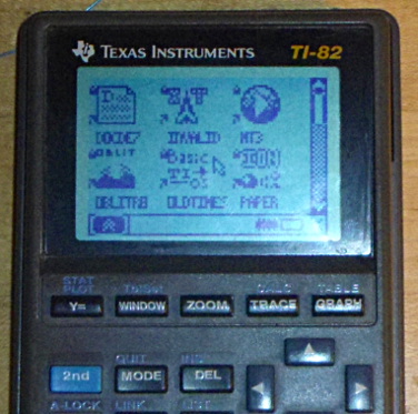 TI-82 Plus LCD