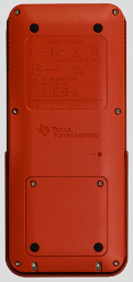 TI-84 Plus CE back