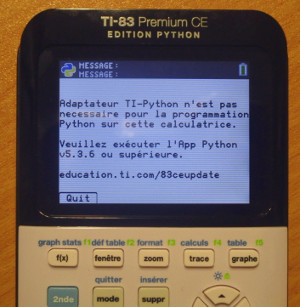 TI-84 Plus CE Edition Python