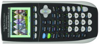 A TI-84 Plus CSE: a slow and underpowered calculator.